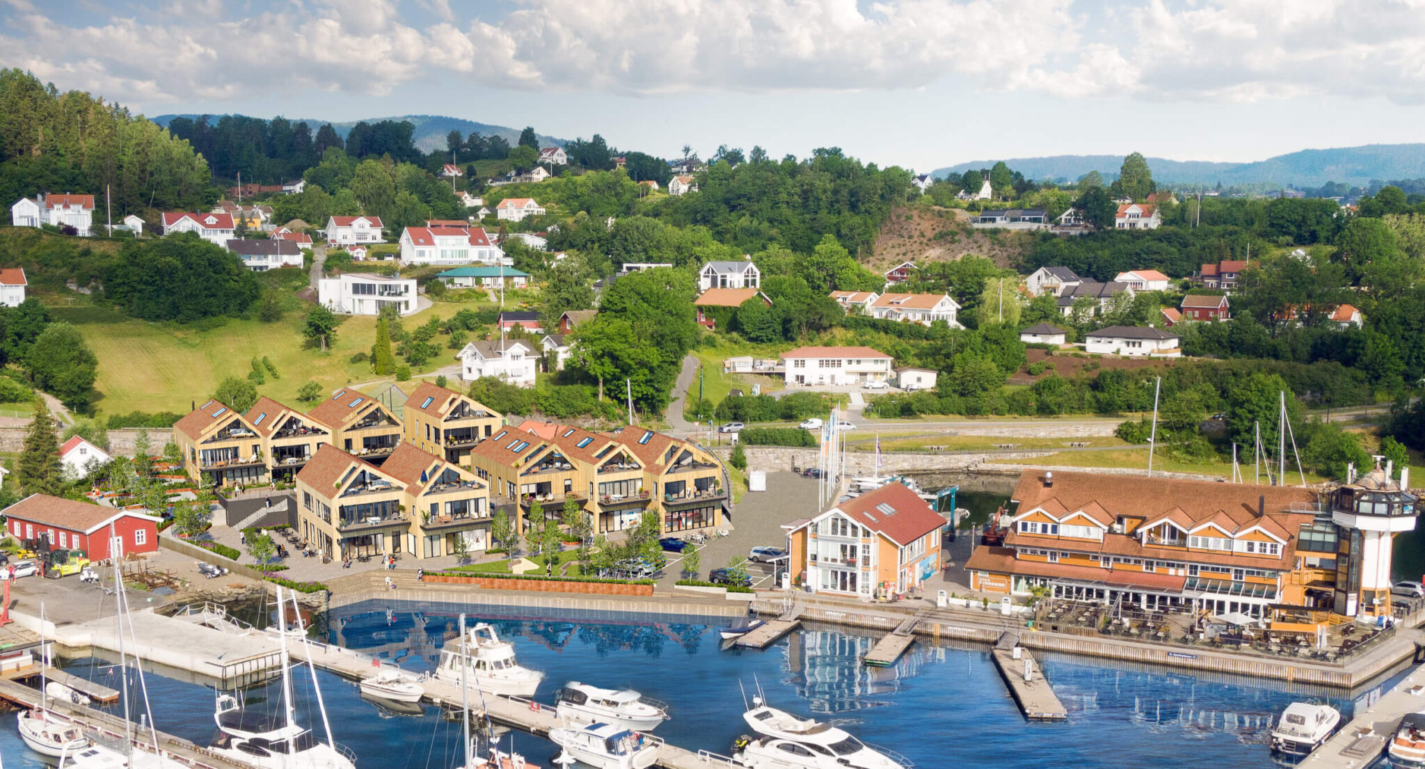 Vil du bo ved vannkanten i Vollen? - Vollen Marina